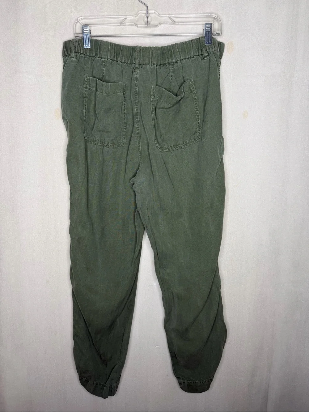 J.CREW / Weekend Pant in Fern Green Casual Relaxed Fit Linen Blend E9182 / 12